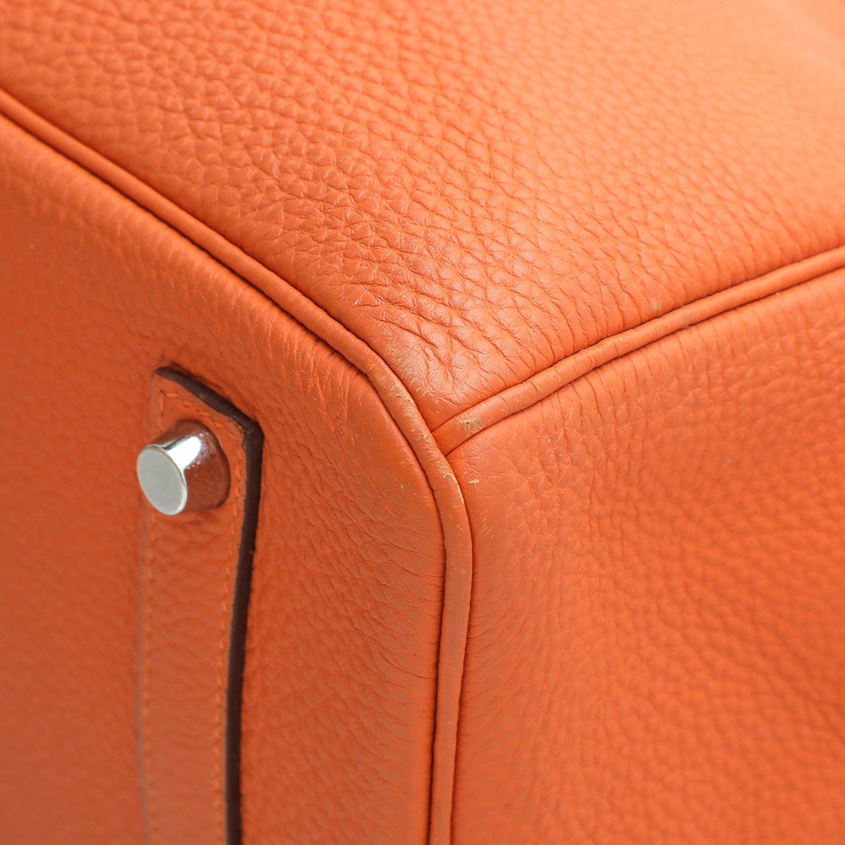 Hermes Orange Birkin 35 Bag