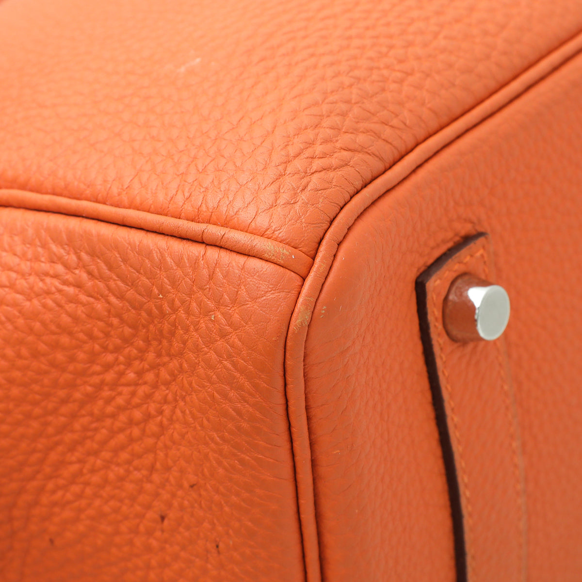 Hermes Orange Birkin 35 Bag