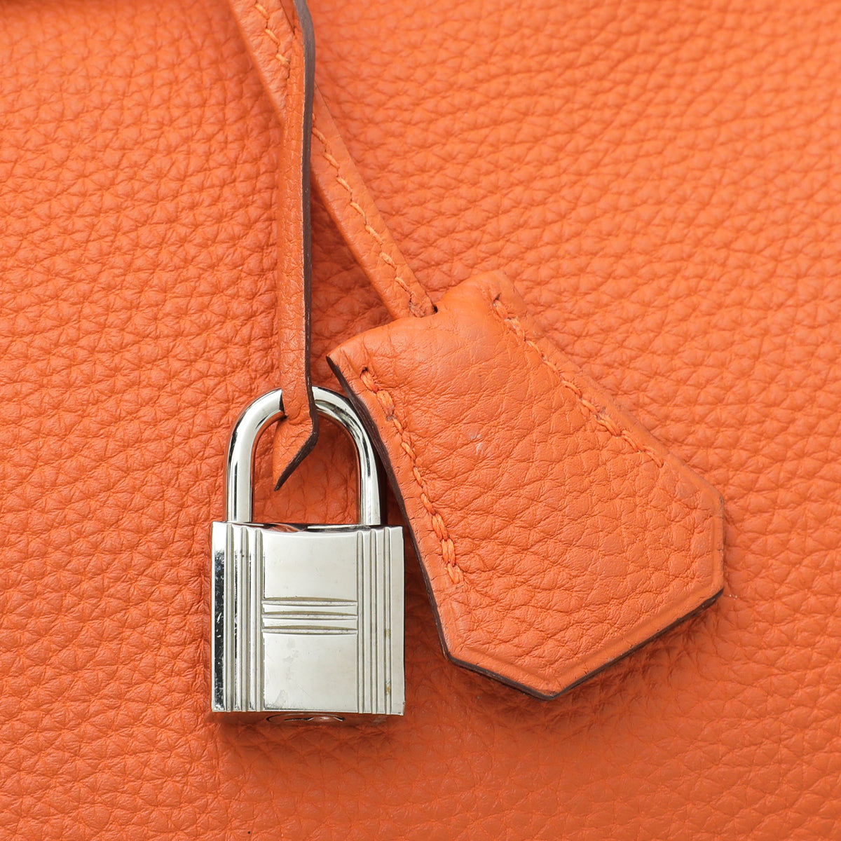 Hermes Orange Birkin 35 Bag