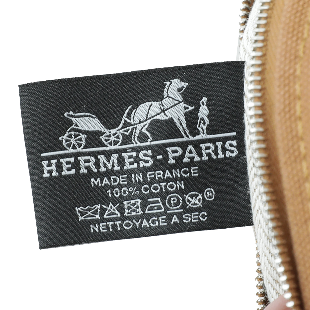 Hermes Ocre Bride-A-Brac Case Large