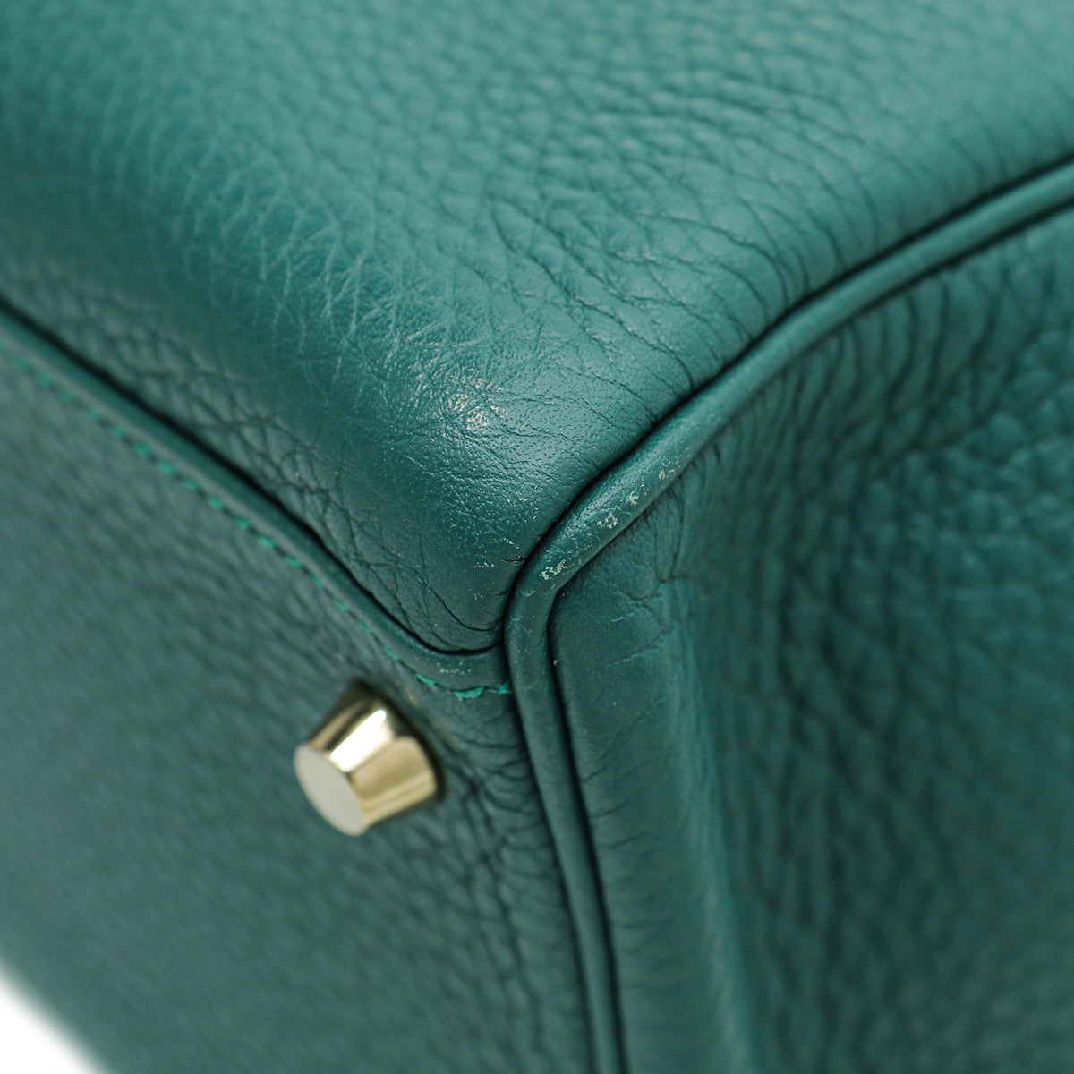 Hermes Malachite Retourne Kelly 32 Bag W/ Twilly