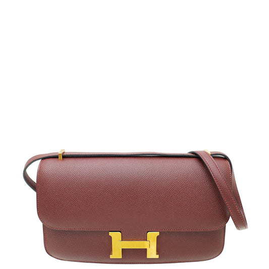 Hermes Rouge Constance Elan 25 Bag