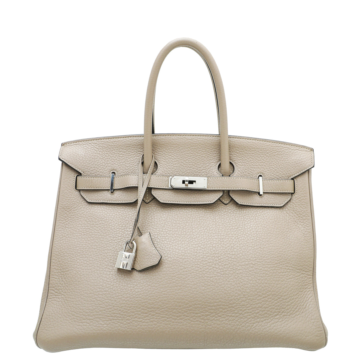 Hermes Gris Tourterelle Birkin 35 Bag