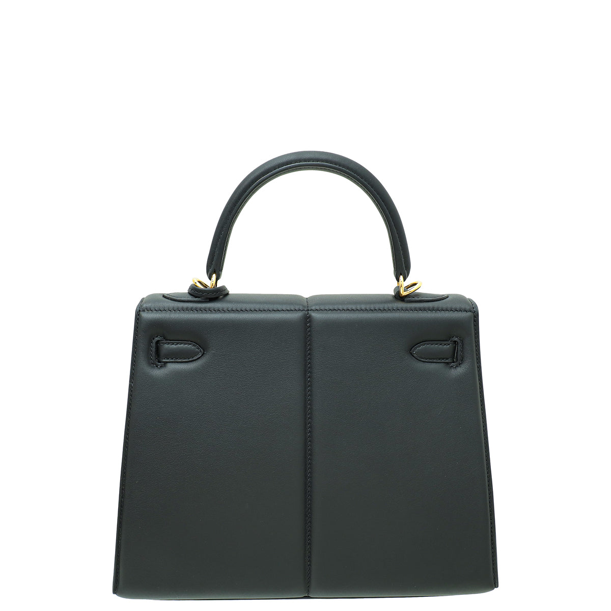 Hermes Noir Swift Padded Sellier Kelly 25 Bag