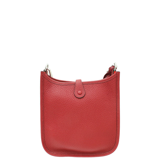 Hermes Rubis Evelyne TPM Bag W/ Geegee Bag Charm