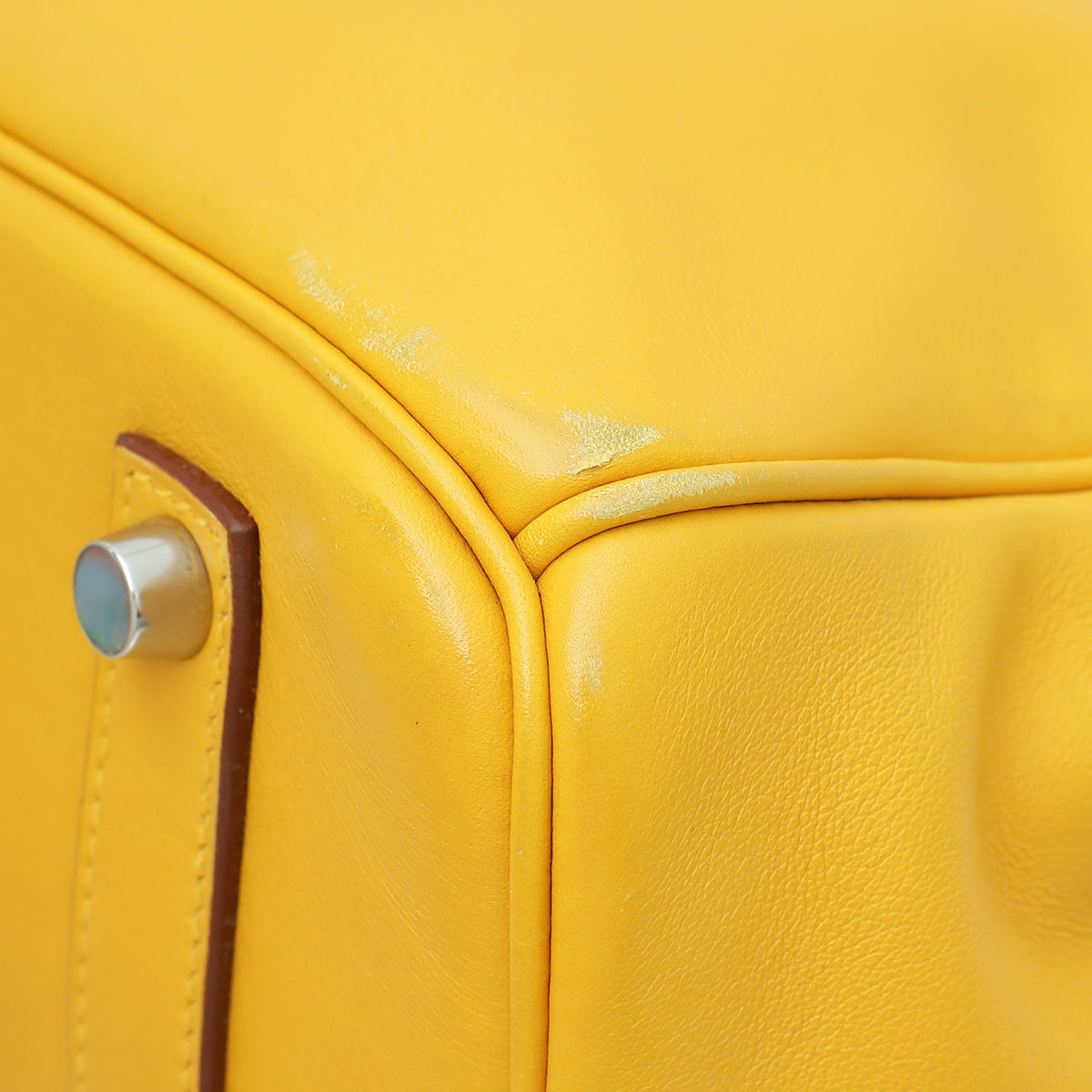 Hermes Jaune De Naples Soleil Birkin 35 Bag