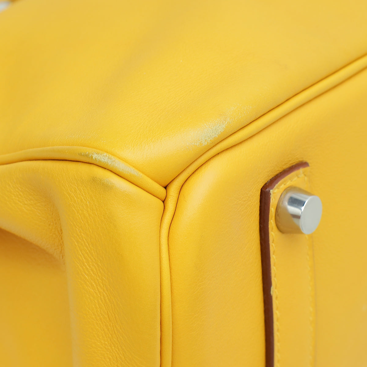 Hermes Jaune De Naples Soleil Birkin 35 Bag