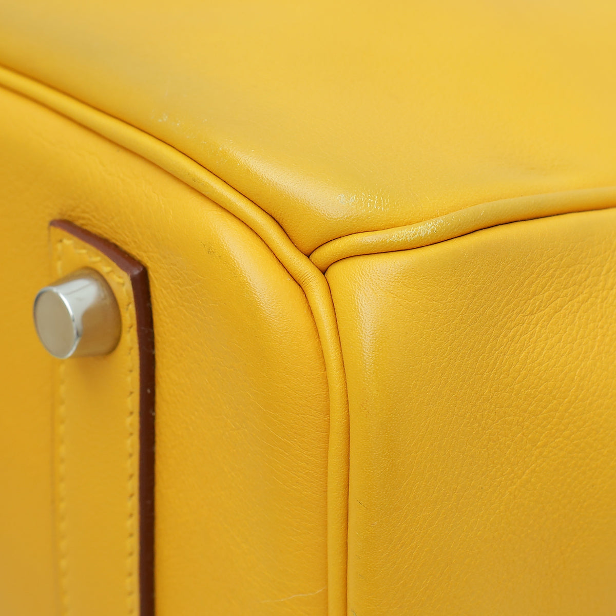 Hermes Jaune De Naples Soleil Birkin 35 Bag