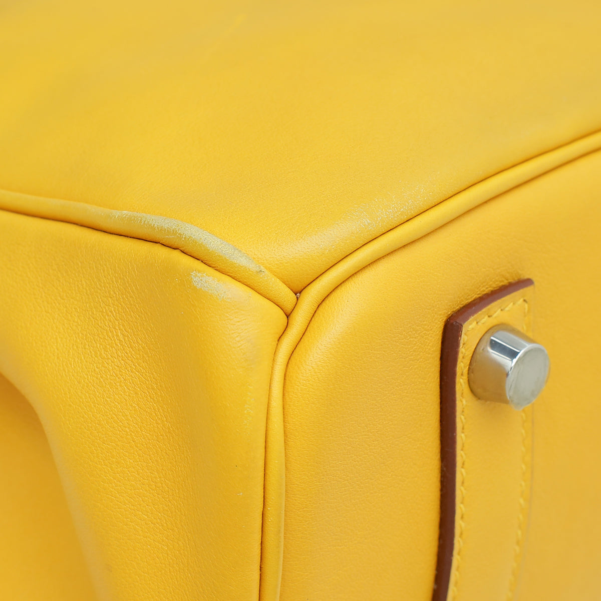 Hermes Jaune De Naples Soleil Birkin 35 Bag