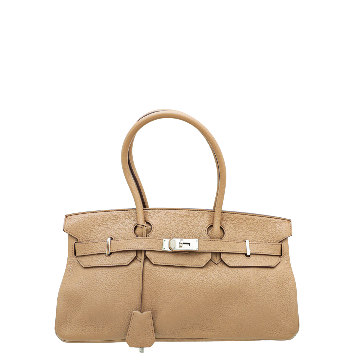 Hermes Tabac Camel JPG Shoulder Birkin Bag