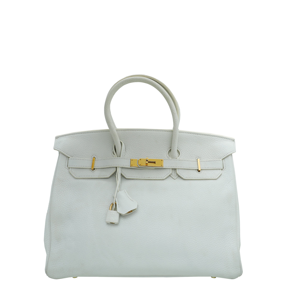 Hermes Blanc Birkin 35 Bag