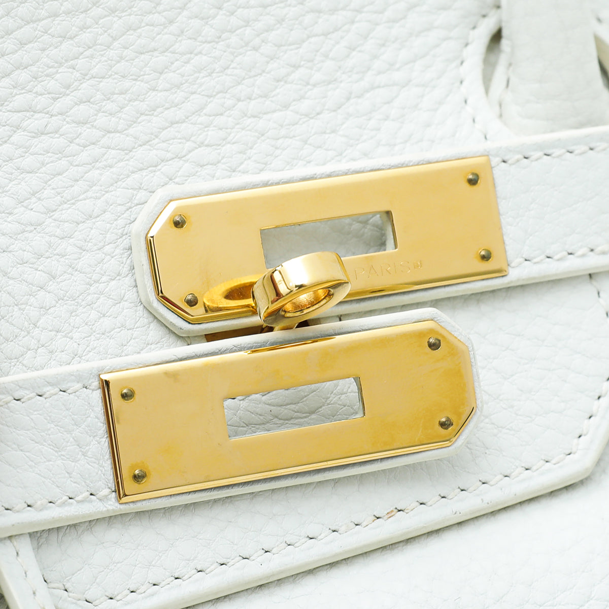 Hermes Blanc Birkin 35 Bag