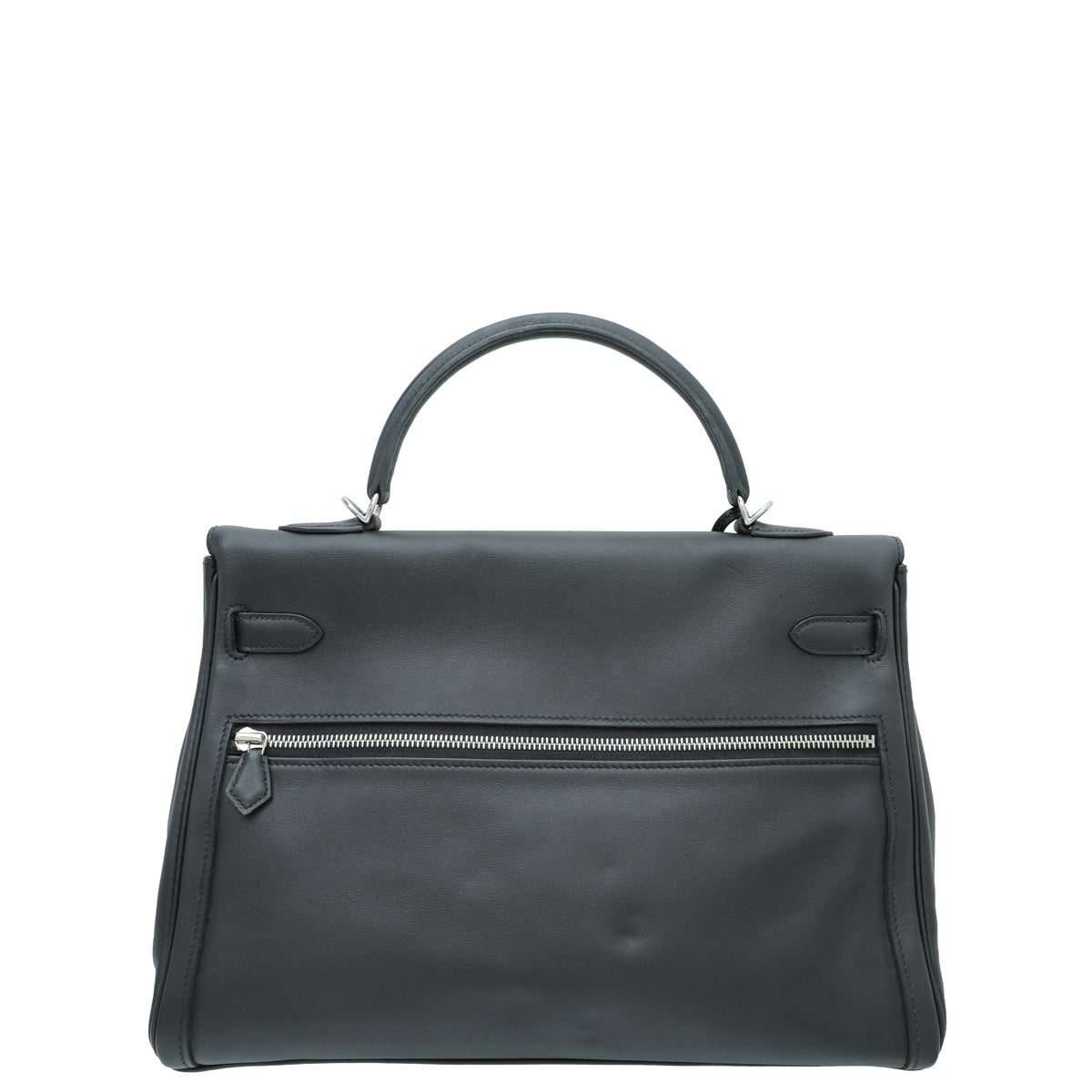 Hermes Noir Lakis Kelly 35 Bag