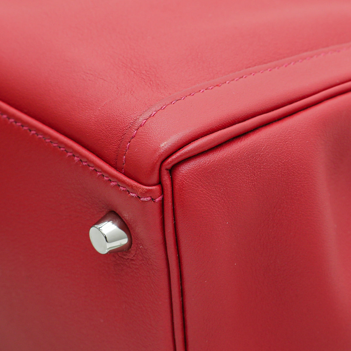 Hermes Rouge Lakis Kelly 35 Bag