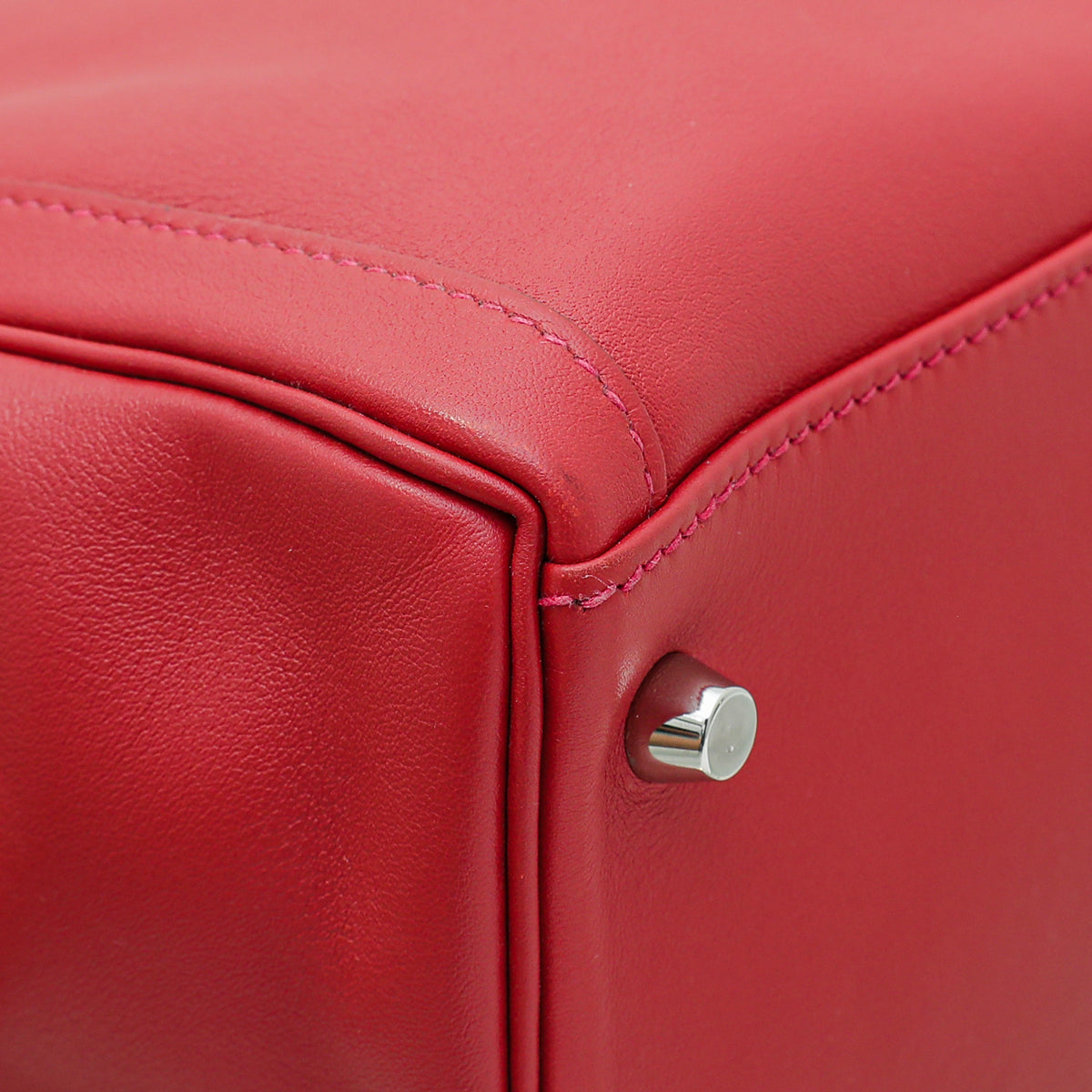 Hermes Rouge Lakis Kelly 35 Bag