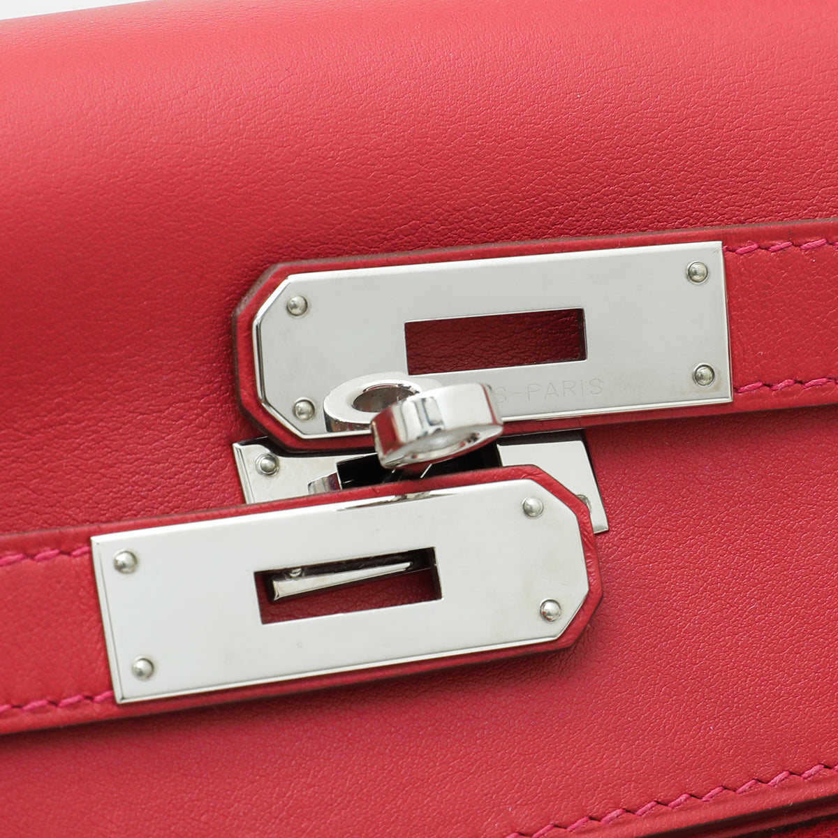 Hermes Rouge Lakis Kelly 35 Bag