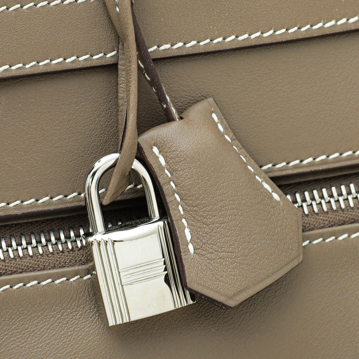 Hermes Etoupe Lakis Kelly 35 Bag