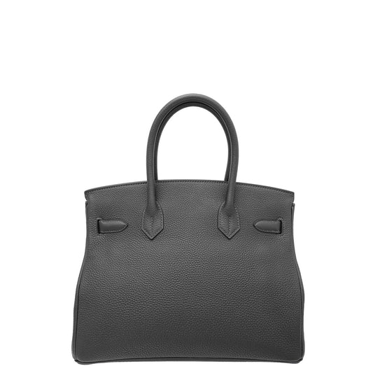 Hermes Chocolate Birkin 30 Bag