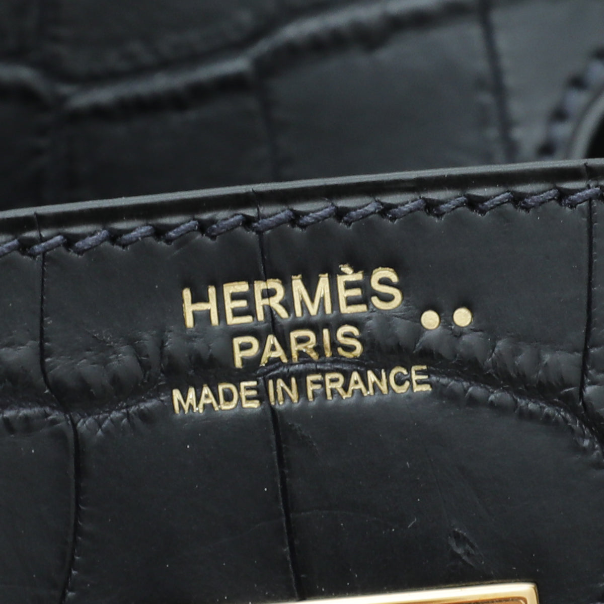 Hermes Blue Marine Matte Niloticus Crocodile Birkin 30 Bag