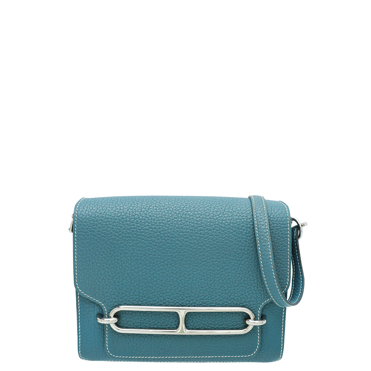 Hermes Bleu Tempete Roulis 23 Fjord Bag