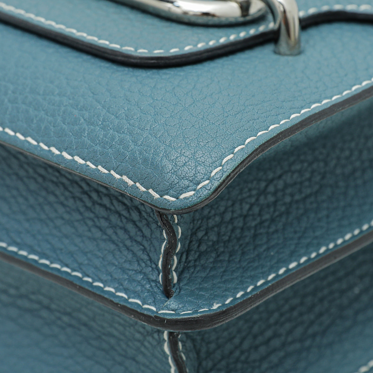 Hermes Bleu Tempete Roulis 23 Fjord Bag