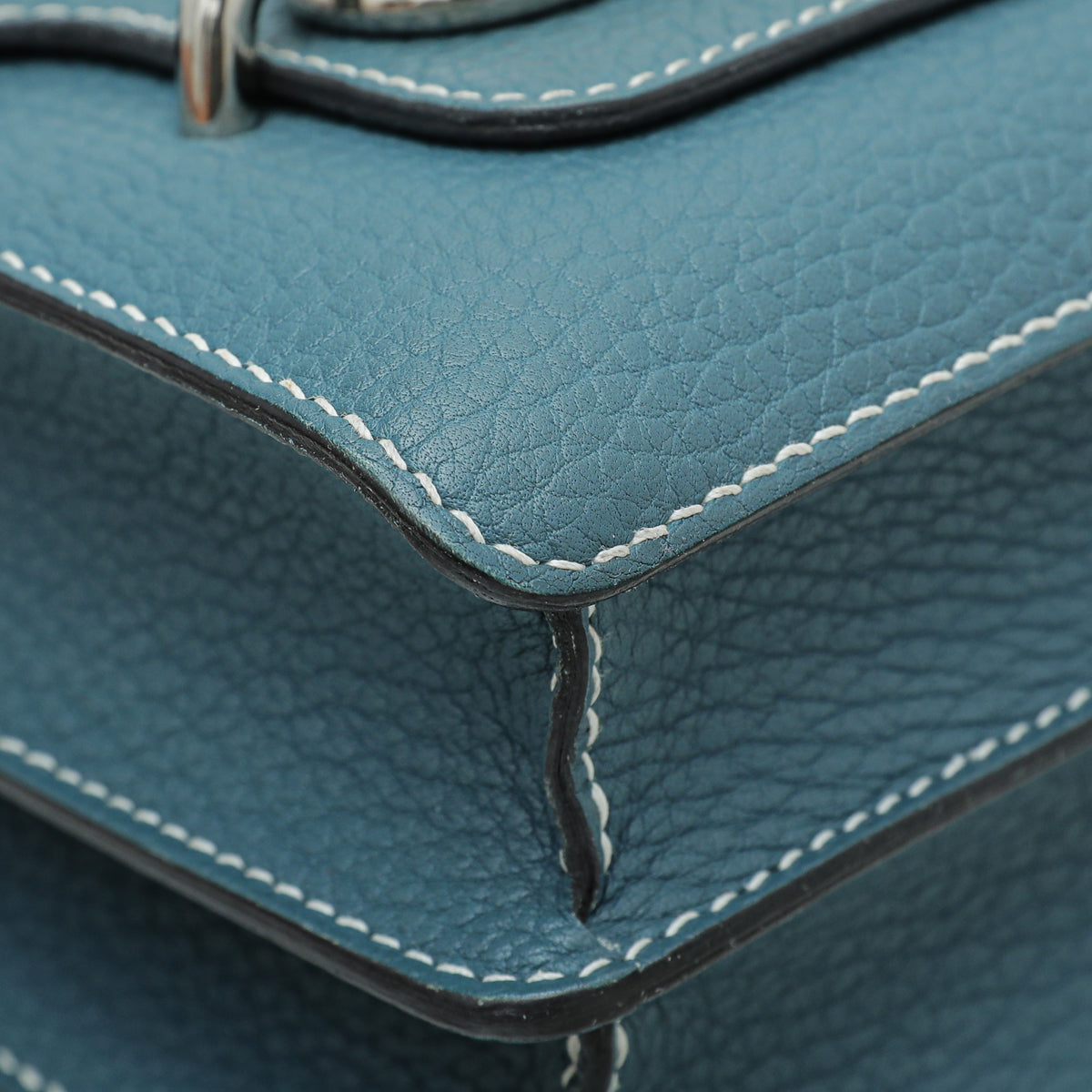 Hermes Bleu Tempete Roulis 23 Fjord Bag