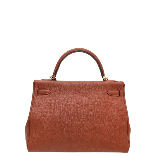 Hermes Brique Kelly 32 Bag