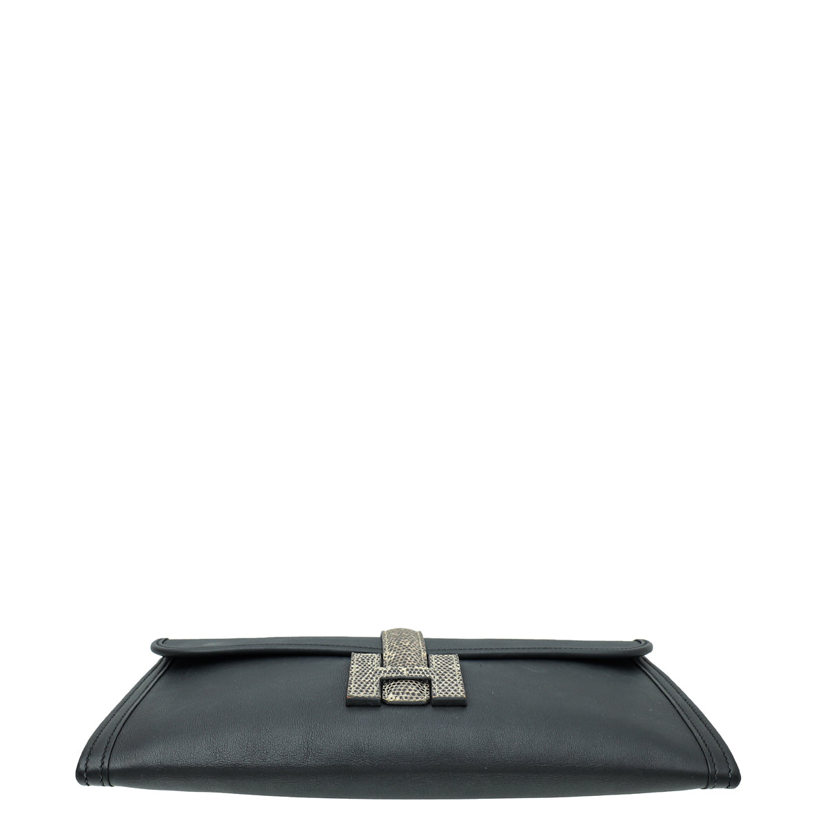 Hermes Bicolor Jige Elan Lizard Touch 29 Clutch