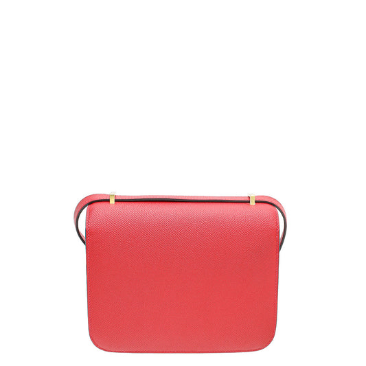 Hermes Rouge Casaque Constance 18 Bag