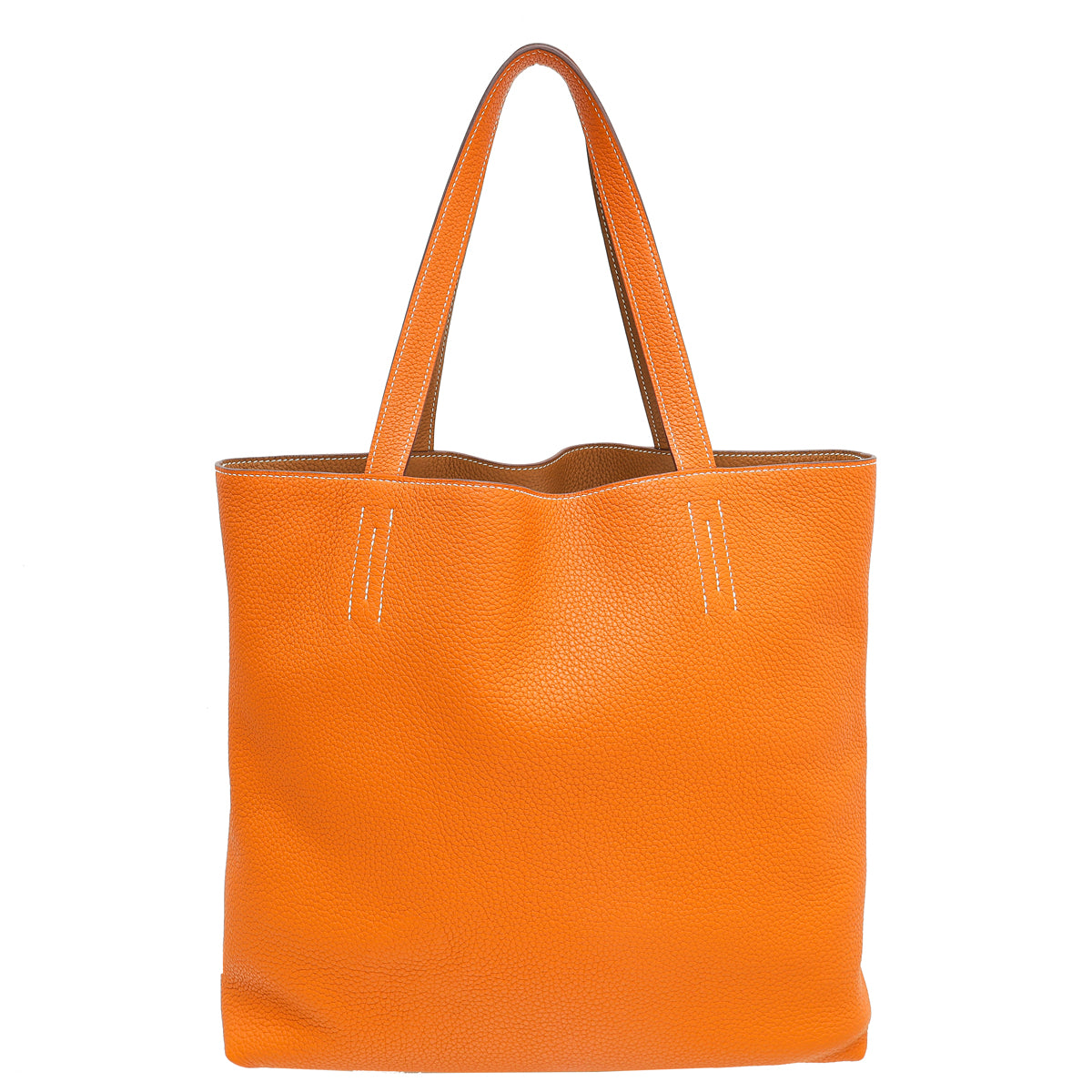 Hermes Bicolor Reversible Double Sens 35 Tote Bag