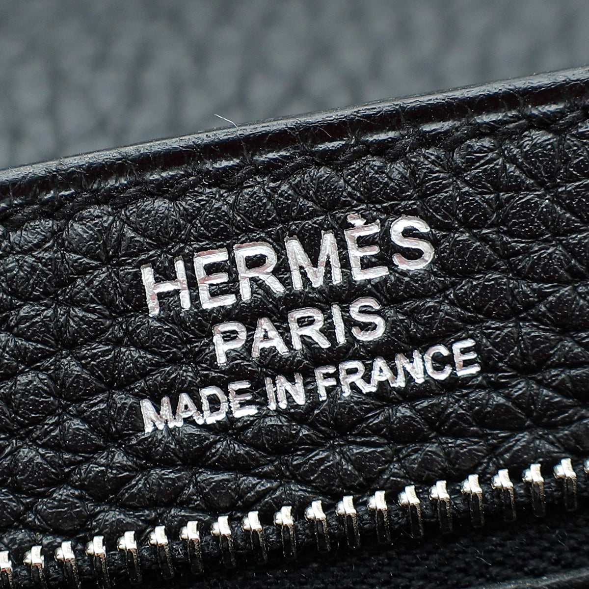 Hermes Noir Jet Pochette Clutch