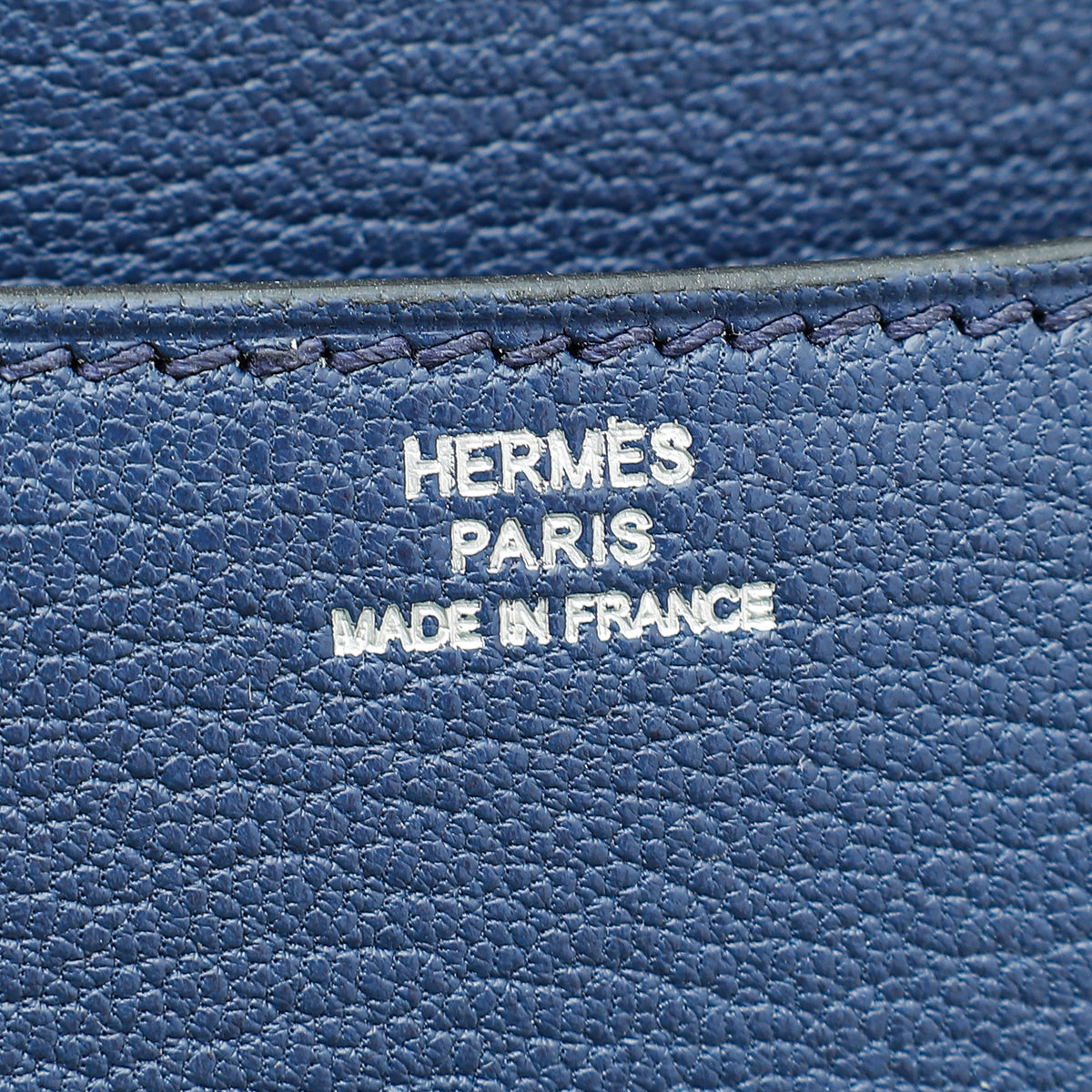 Hermes Bleu Brighton Constance Mini 18 Chevre Mysore Bag