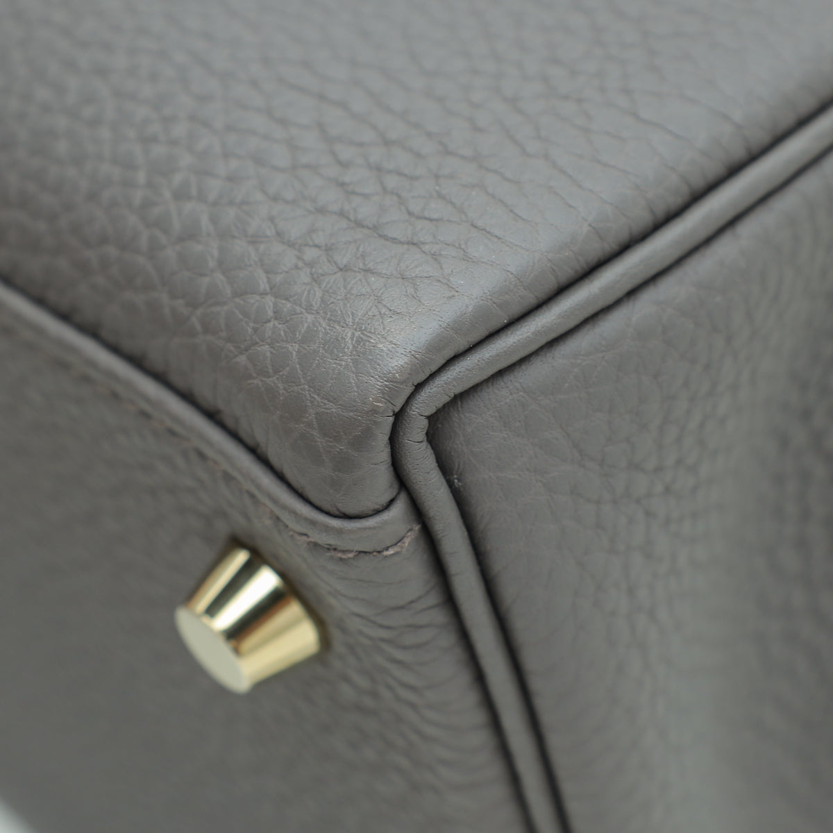 Hermes Gris Etain Retourne Kelly 28 Bag