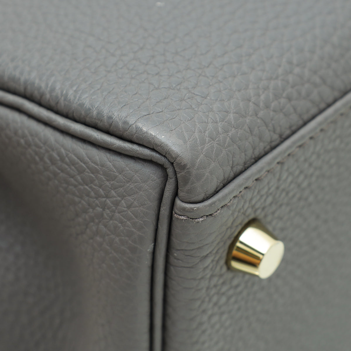 Hermes Gris Etain Retourne Kelly 28 Bag