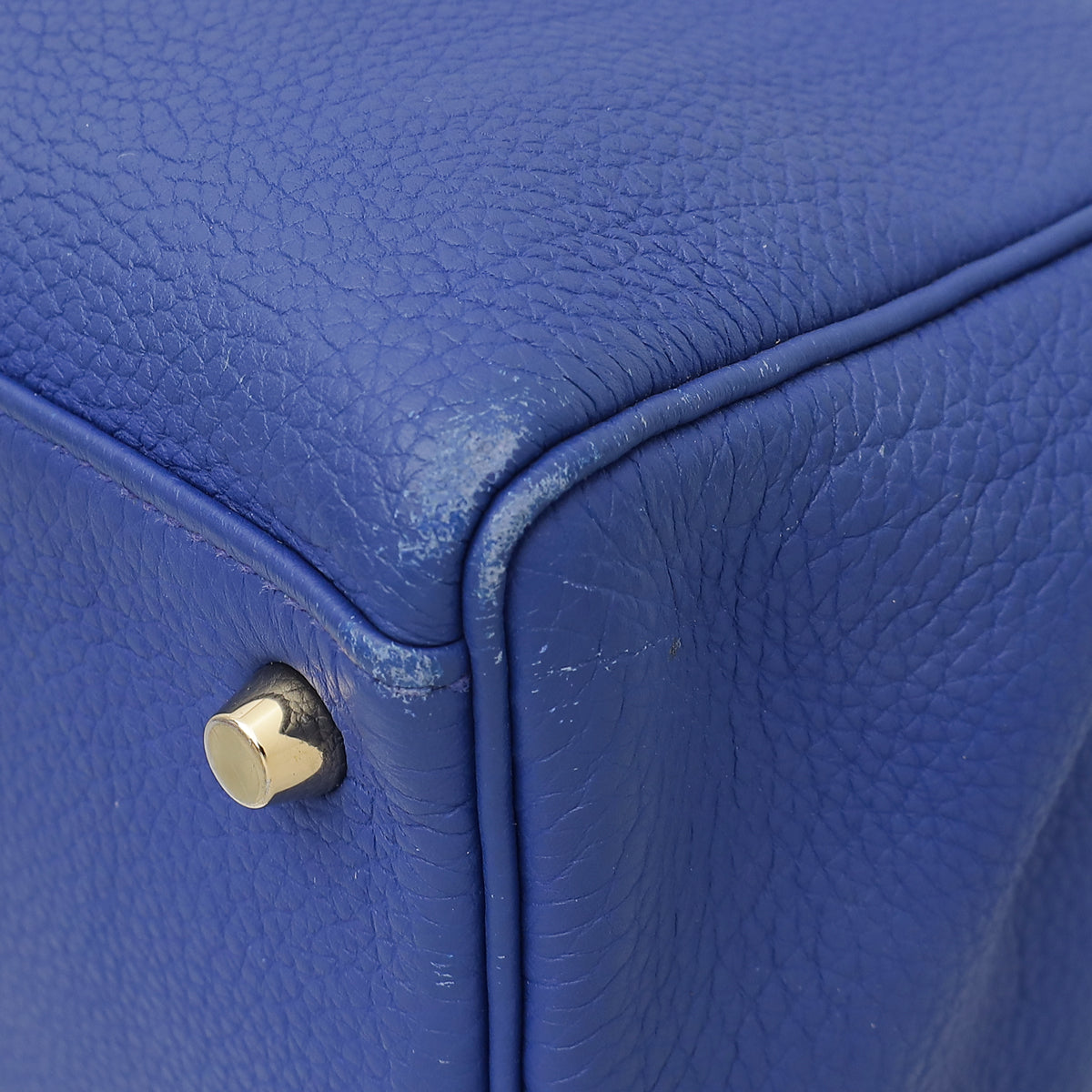 Hermes Electric Blue Kelly 35 Retourne Bag