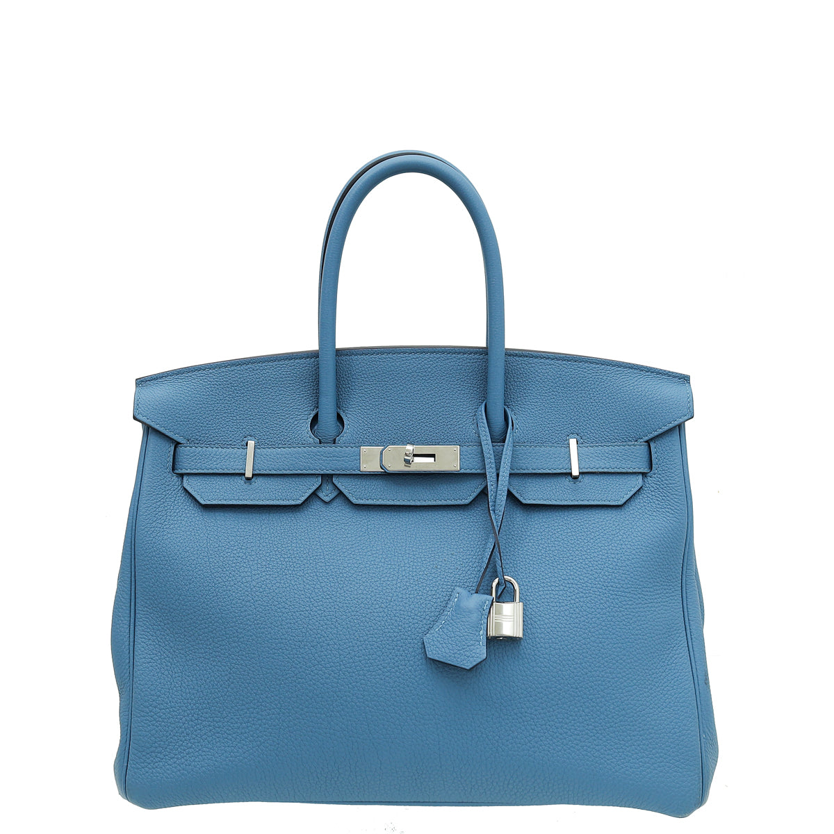 Hermes Bleu Azur Birkin 35 Bag