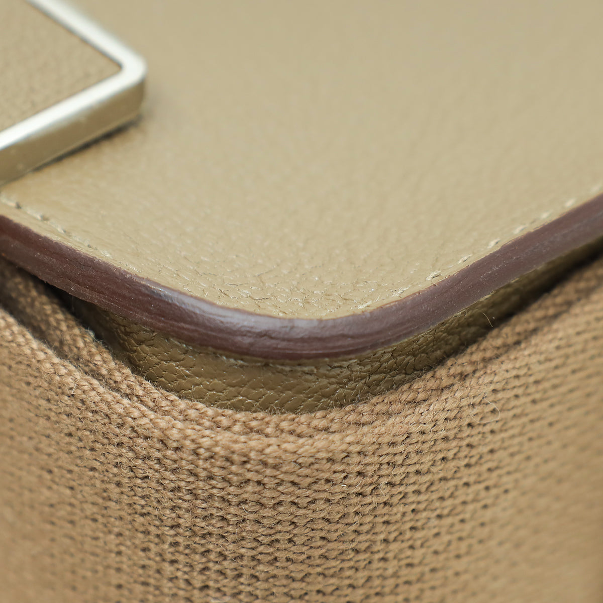 Hermes Etoupe Mysore Goatskin Geta Bag