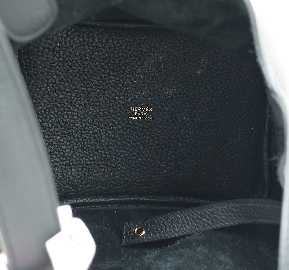 Hermes Noir Picotin Lock 18 Bag W/ Twilly