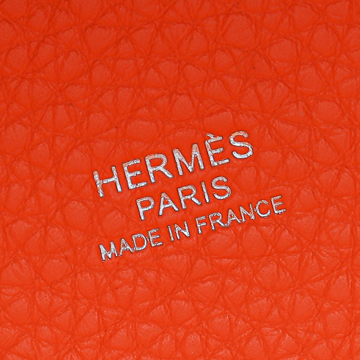 Hermes Orange Minium Picotin Lock 22 Bag