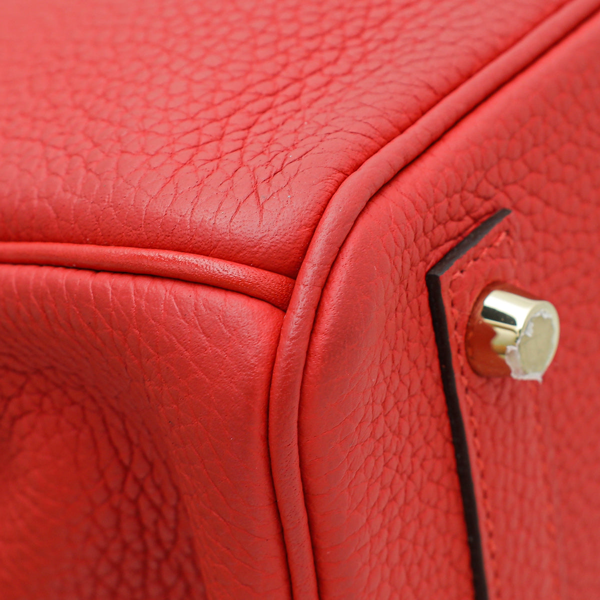 Hermes Rouge Tomate Retourne Birkin 30 Bag