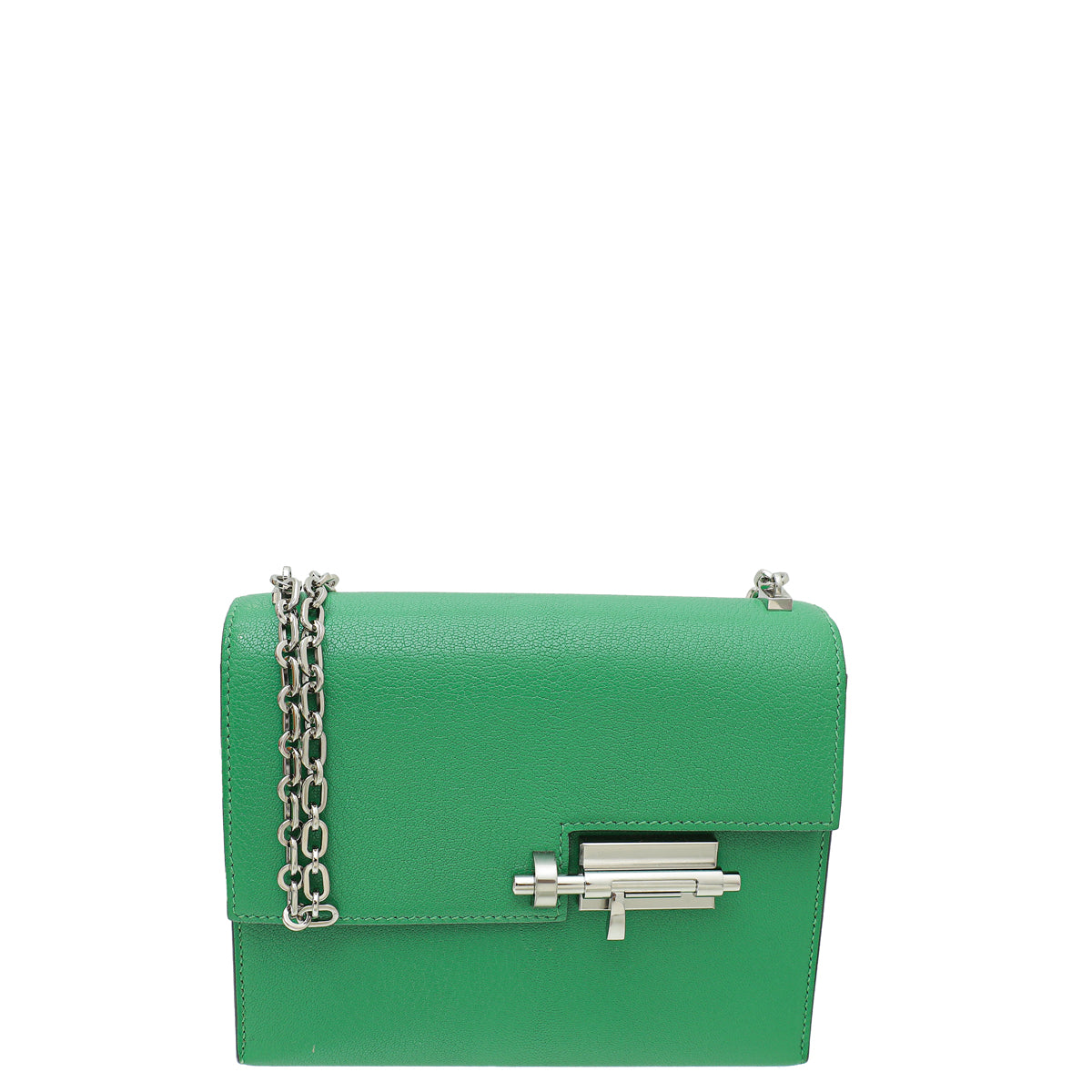 Hermes Menthe Verrou Chaine Verso Mini Chevre Mysore Bag