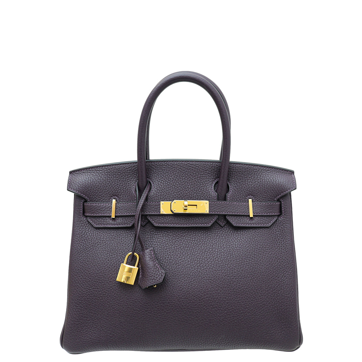 Hermes Raisin Retourne Birkin 30 Bag