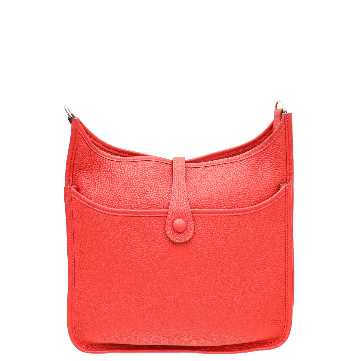 Hermes Rouge Pivoine Evelyne III PM Bag