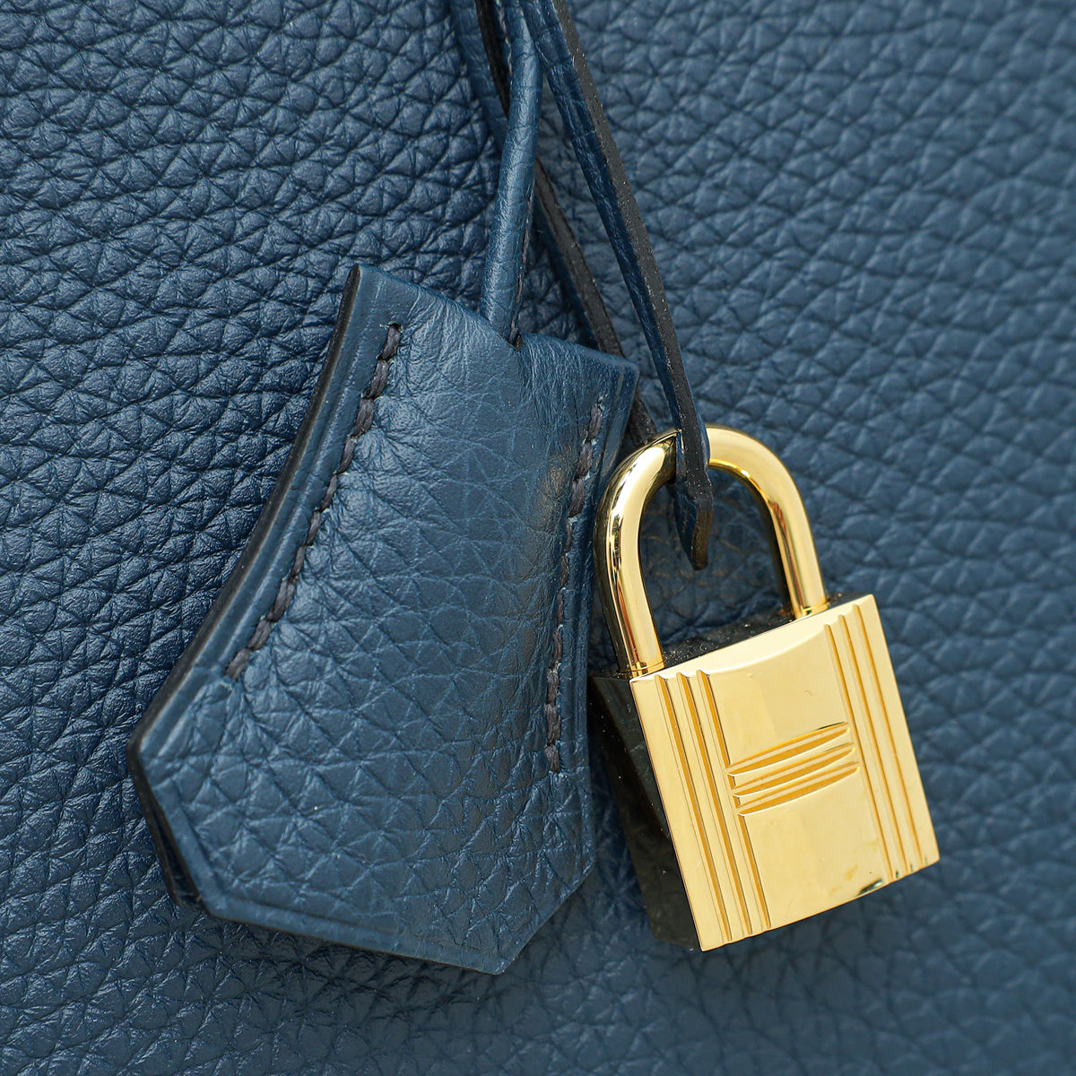 Hermes Blue de Prusse Retourne Birkin 35 Bag