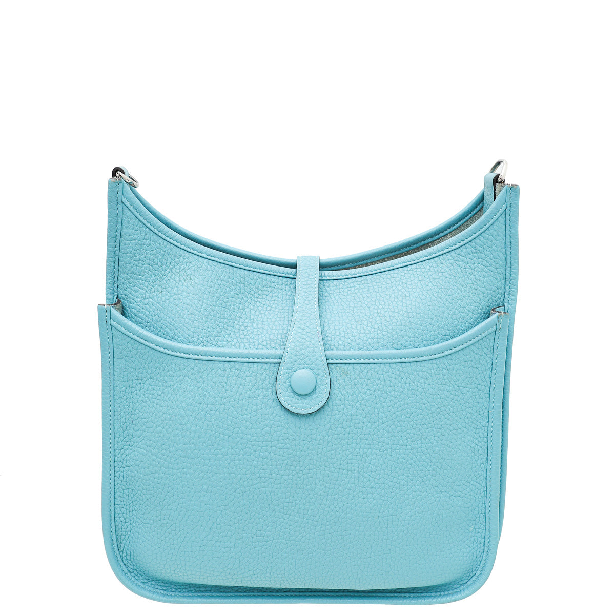 Hermes Bleu Saint Cyr Evelyne III PM Bag