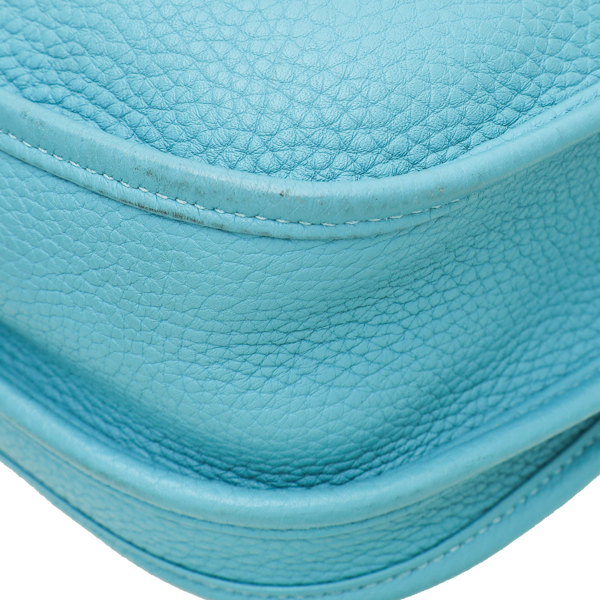 Hermes Bleu Saint Cyr Evelyne III PM Bag