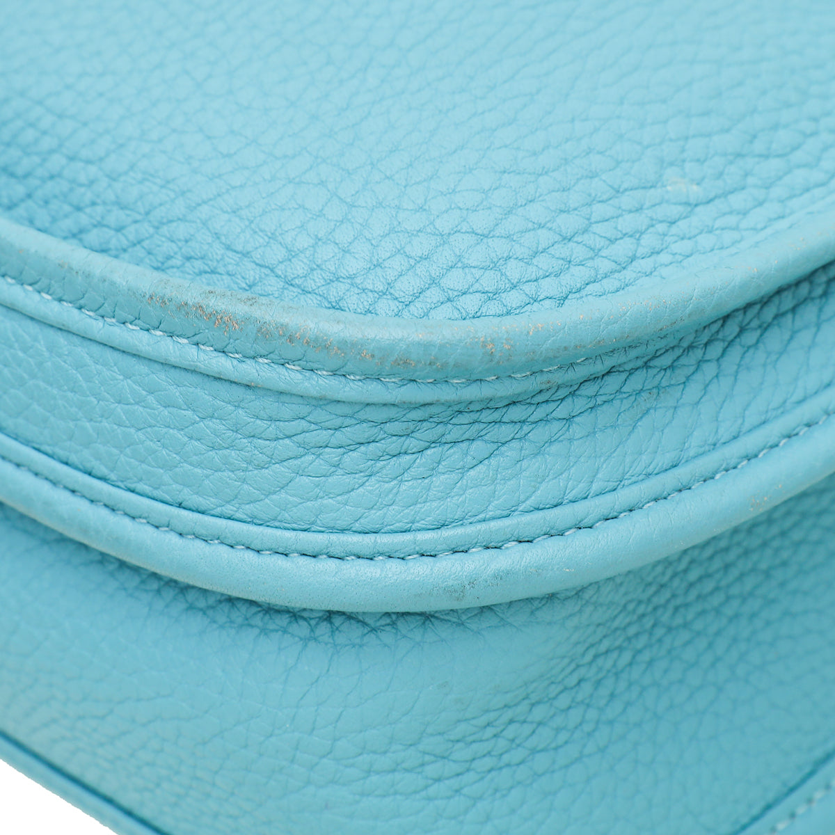 Hermes Bleu Saint Cyr Evelyne III PM Bag