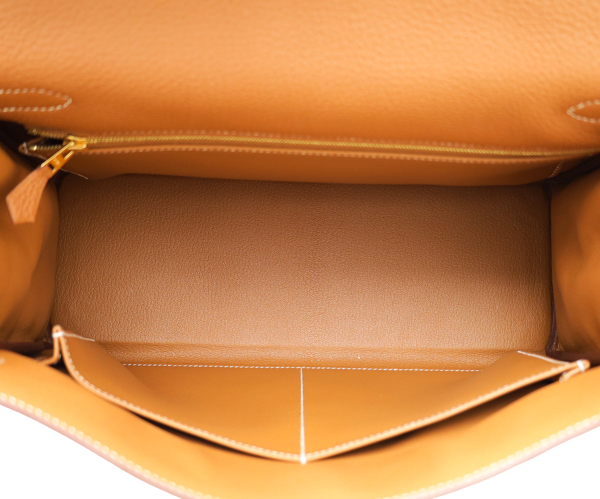 Hermes Gold Retourne Kelly 32 Bag