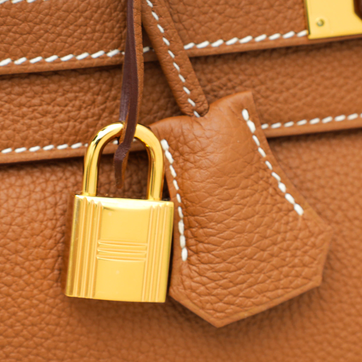 Hermes Gold Retourne Kelly 32 Bag