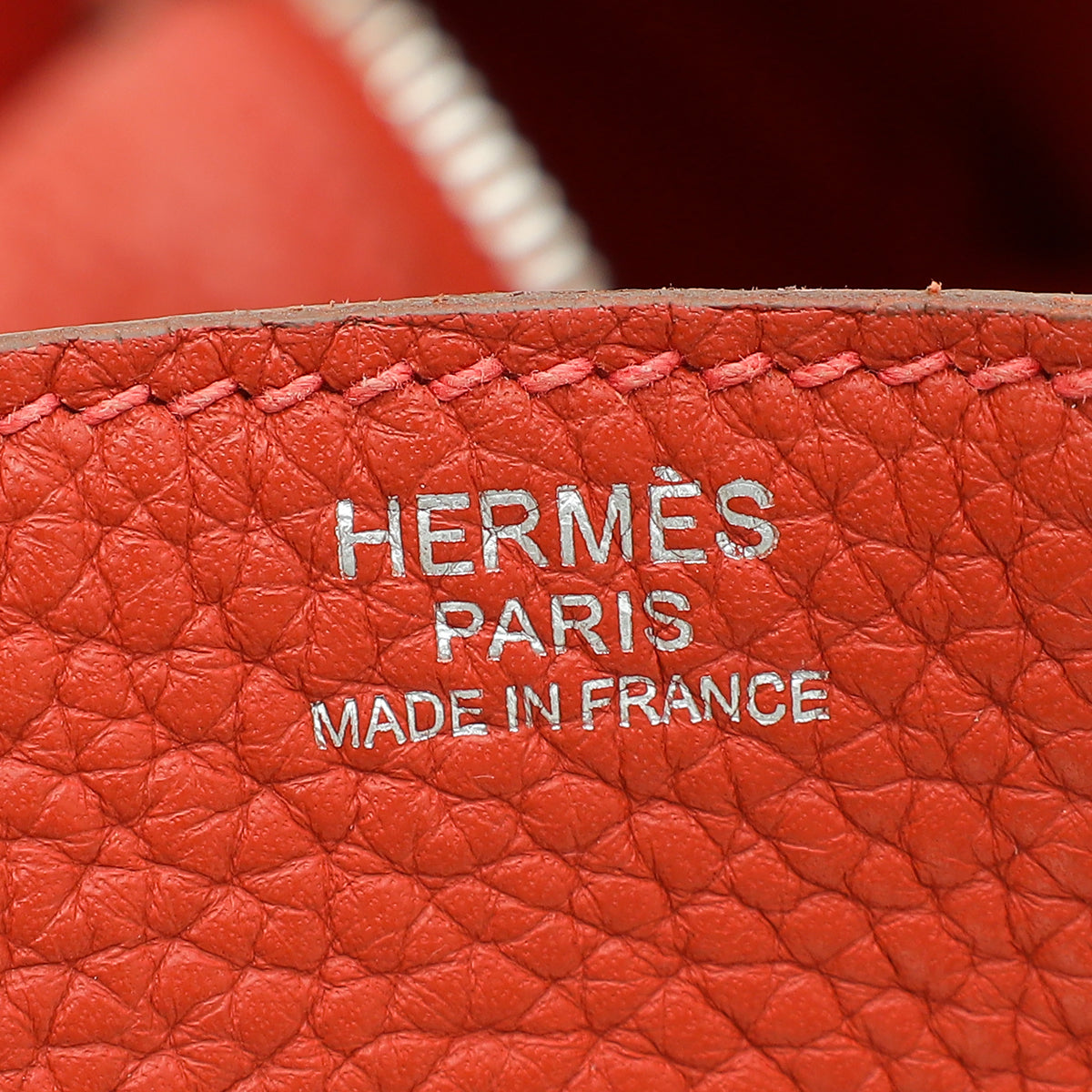 Hermes Sanguine Bougainvillea Verso Lindy 34 Bag